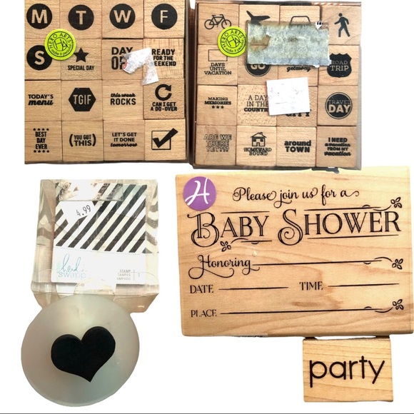 NWT Scrapbooking Large Lot Of Stamps,Cricut Cuttlebug, Ribbon, Stickers&… - Picture 6 of 13